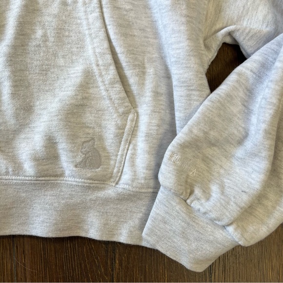 Kuwalla Women's Cropped Zip Up Hoodie SZ LG - Picture 4 of 6